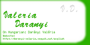 valeria daranyi business card